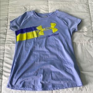 Purple under armor t-shirt